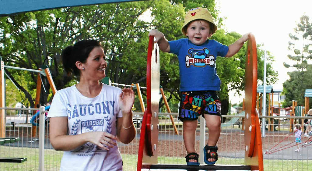 Working mum Emma McMahon and son Hunter Forbes will benefit from tax changes. Working mum Emma McMahon and son Hunter Forbes will benefit from tax changes.